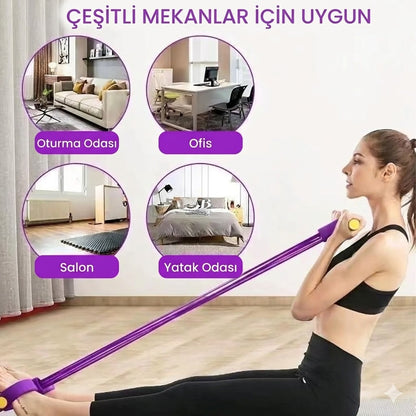 Yüksek Kalite Lastikli Vücut Geliştirici Egzersiz Aleti