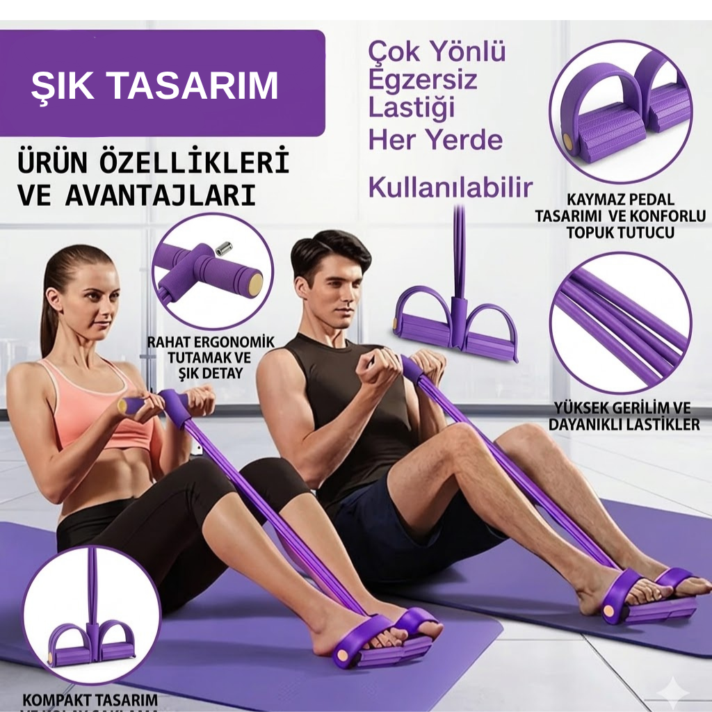 Yüksek Kalite Lastikli Vücut Geliştirici Egzersiz Aleti