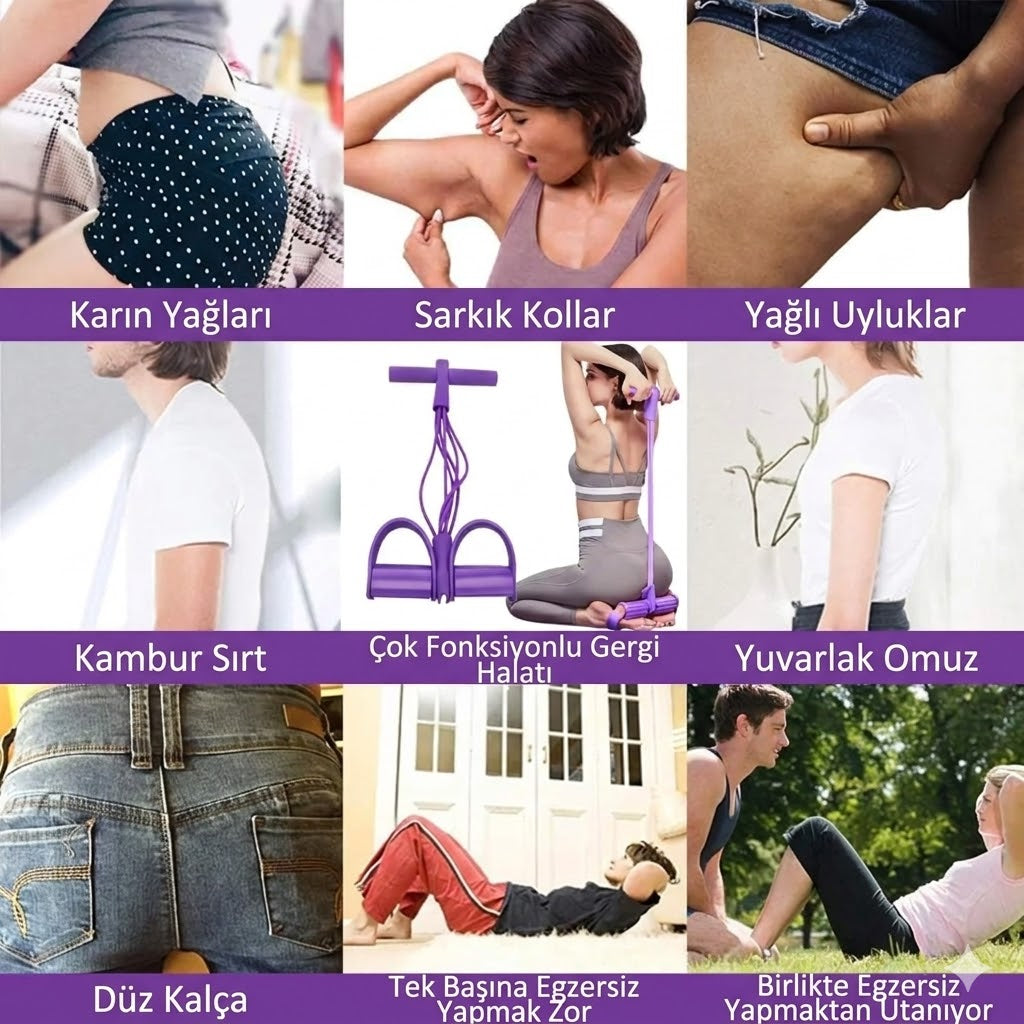 Yüksek Kalite Lastikli Vücut Geliştirici Egzersiz Aleti