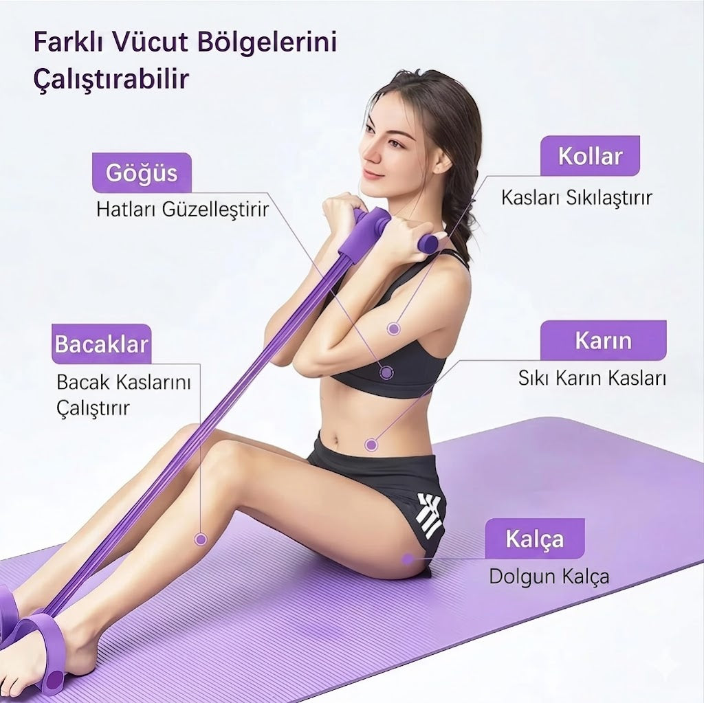Yüksek Kalite Lastikli Vücut Geliştirici Egzersiz Aleti