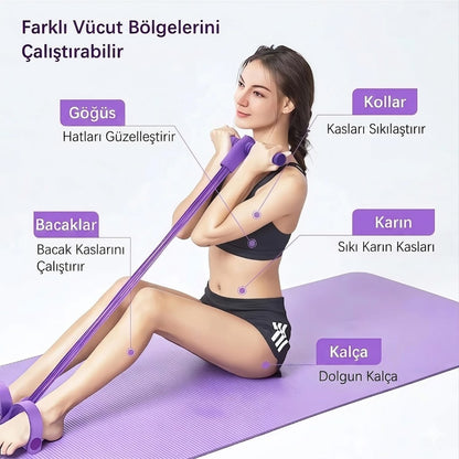 Yüksek Kalite Lastikli Vücut Geliştirici Egzersiz Aleti